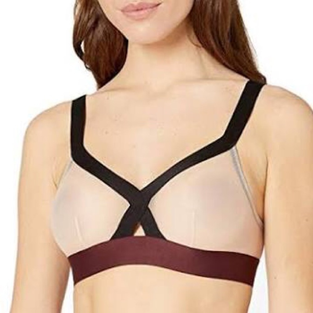 DKNY sheets mesh cutout bralette DK4084